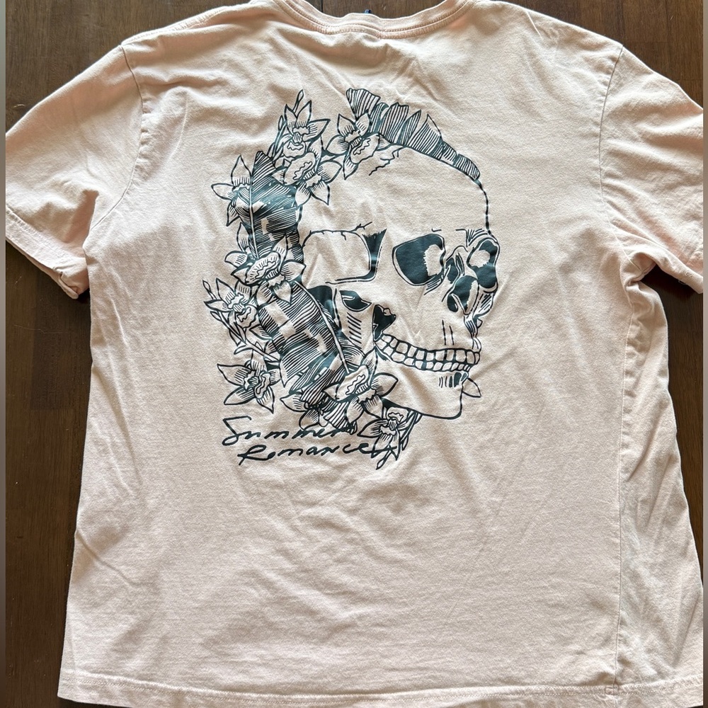 Unisex “Love is Bound” t-shirt | light salmon color | large